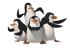 Madagascar penguins PNG image-4629